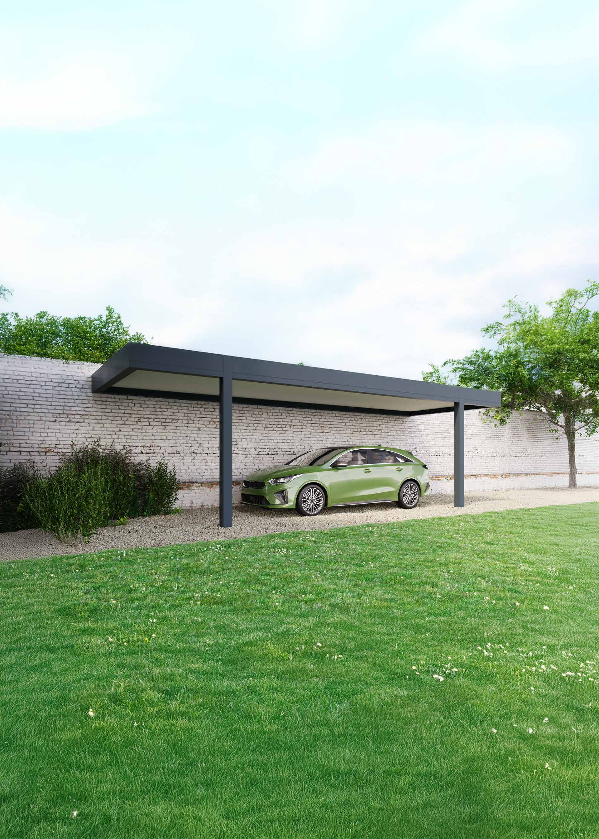 Carport ARCHE multi-arcs
